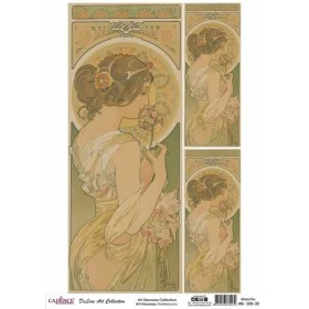 Model AN009 Deluxe Art Collection Pirinç Dekopaj 60x84cm